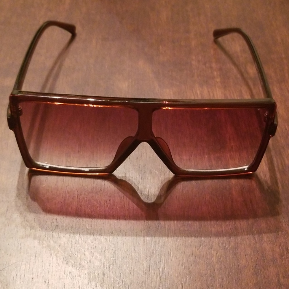 Brown Square Sunglass